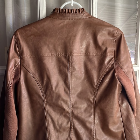 Chico’s faux leather jacket - Picture 3 of 3